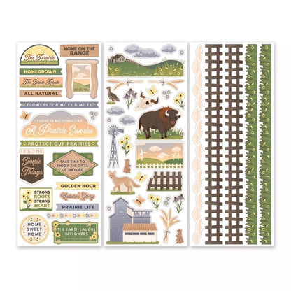 Prairie Scenes Stickers