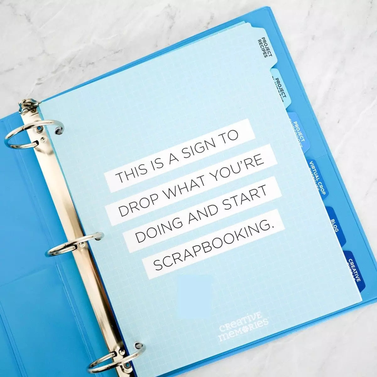 Creative Motivation Binder With Dividers