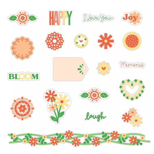Q3 Totally Tonal Flowers Embellishments