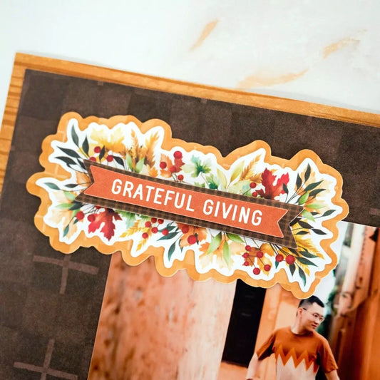 Grateful Giving Border & Title Kit