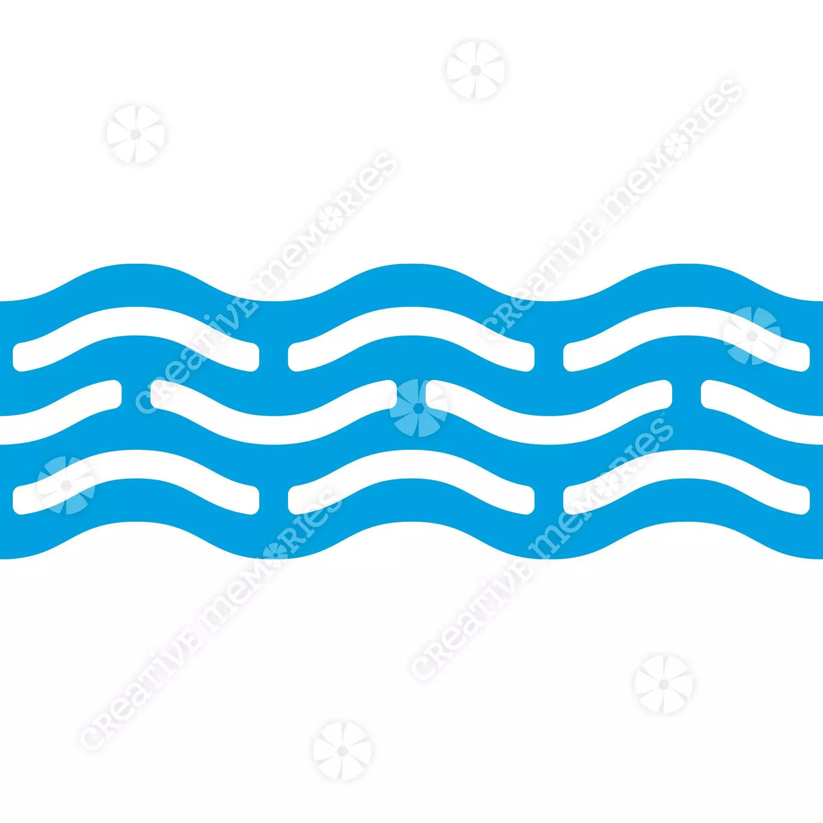 River Waves Border Punch