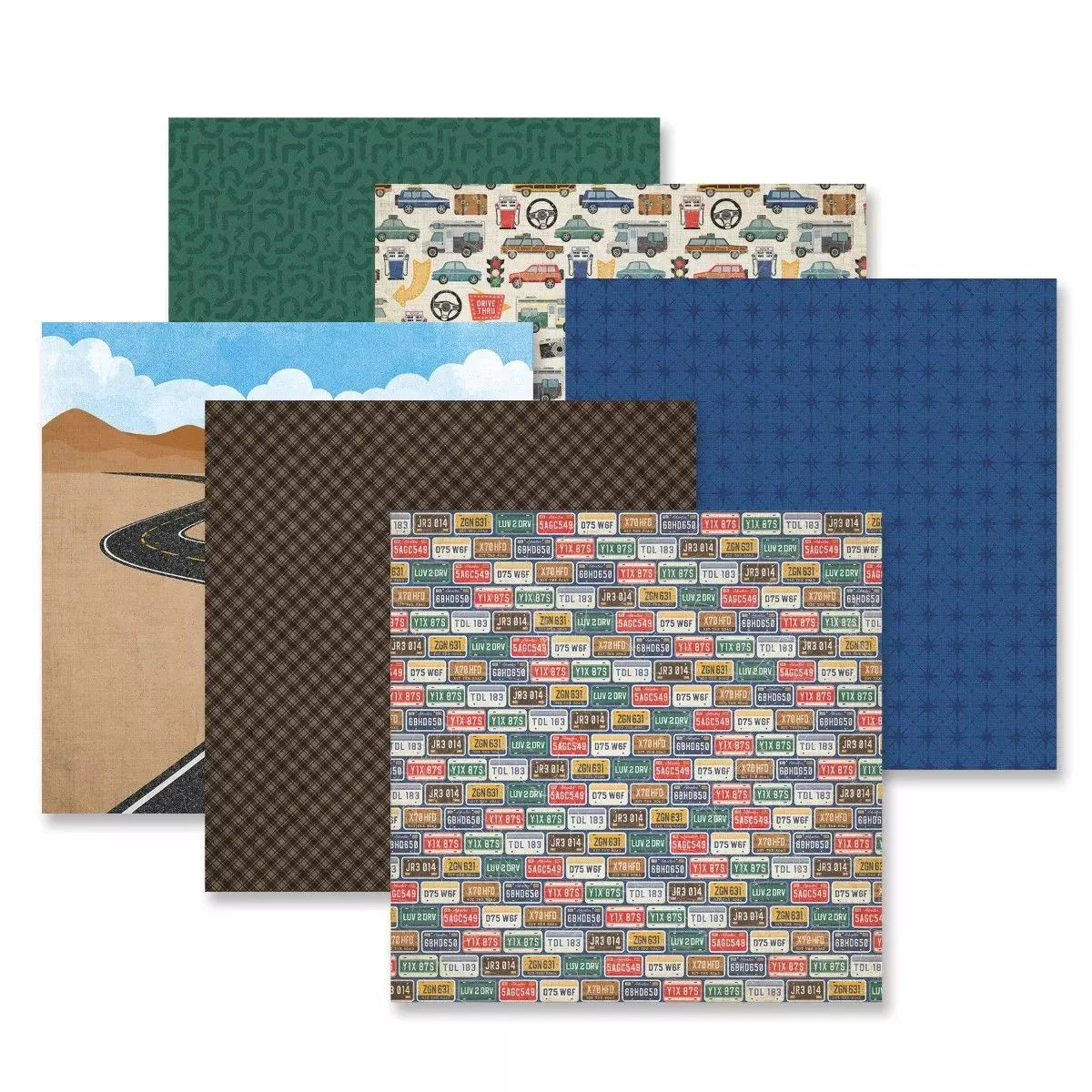 Hit the Road Paper Pack (12/pk)