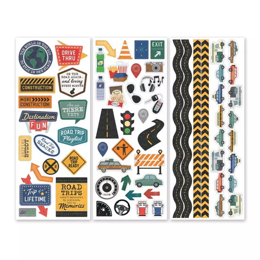 Hit the Road Stickers (3/pk)