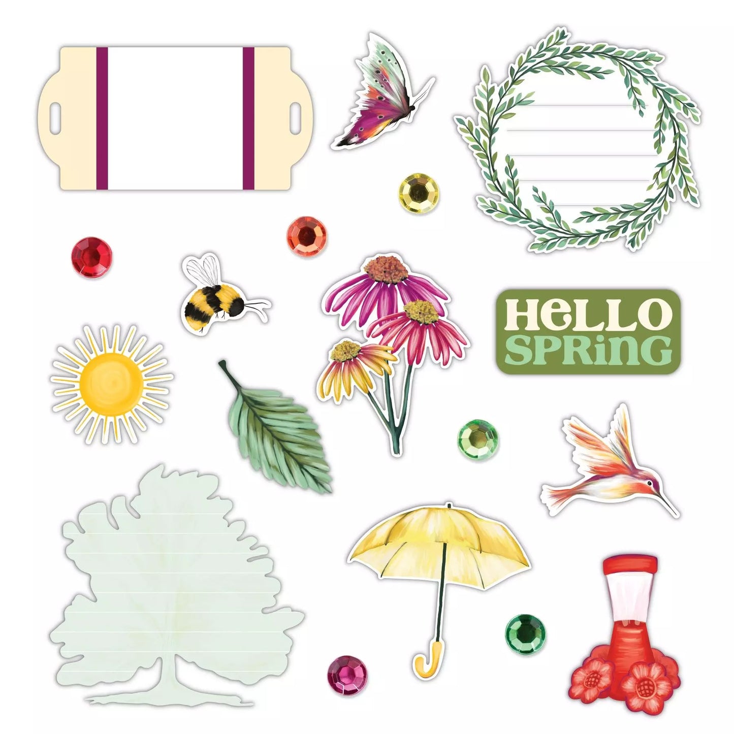 Painted Garden Embellishments