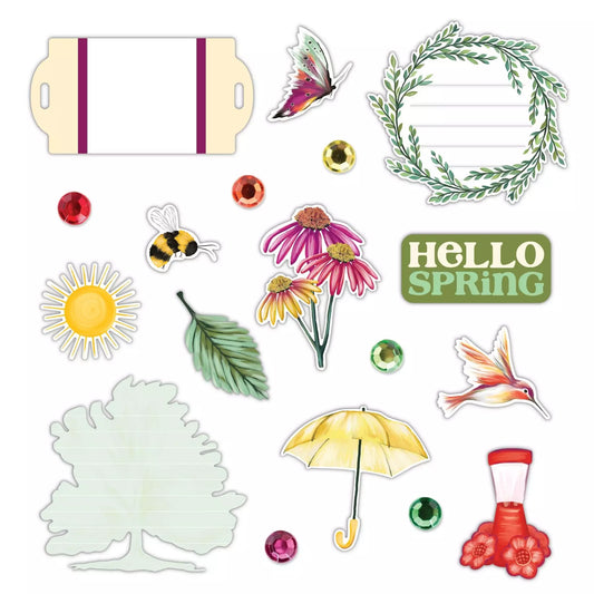 Painted Garden Embellishments