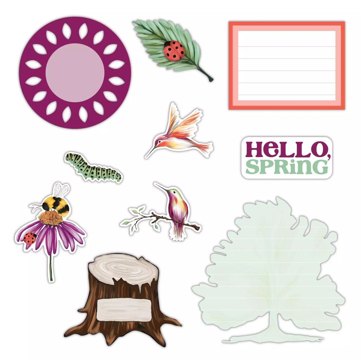Painted Garden Embellishments