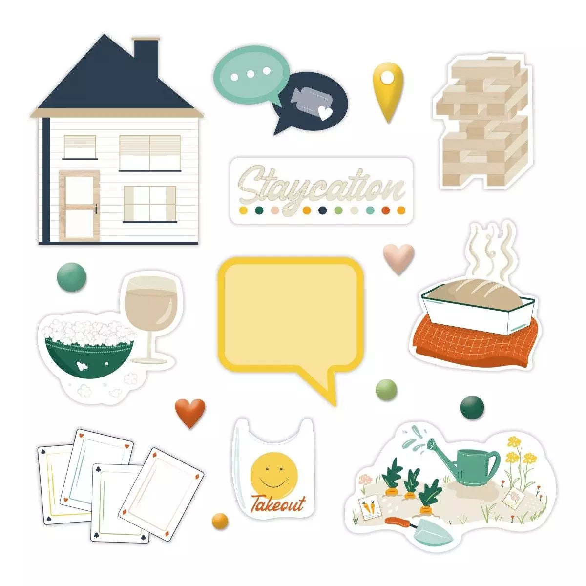 Staycation Embellishments