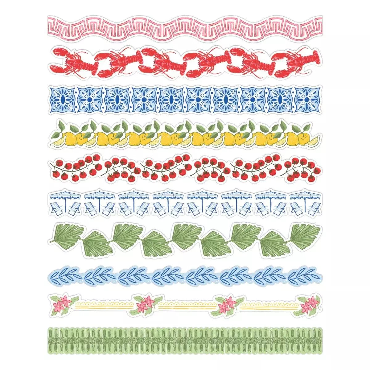 Relax Into Summer Border Embellishments