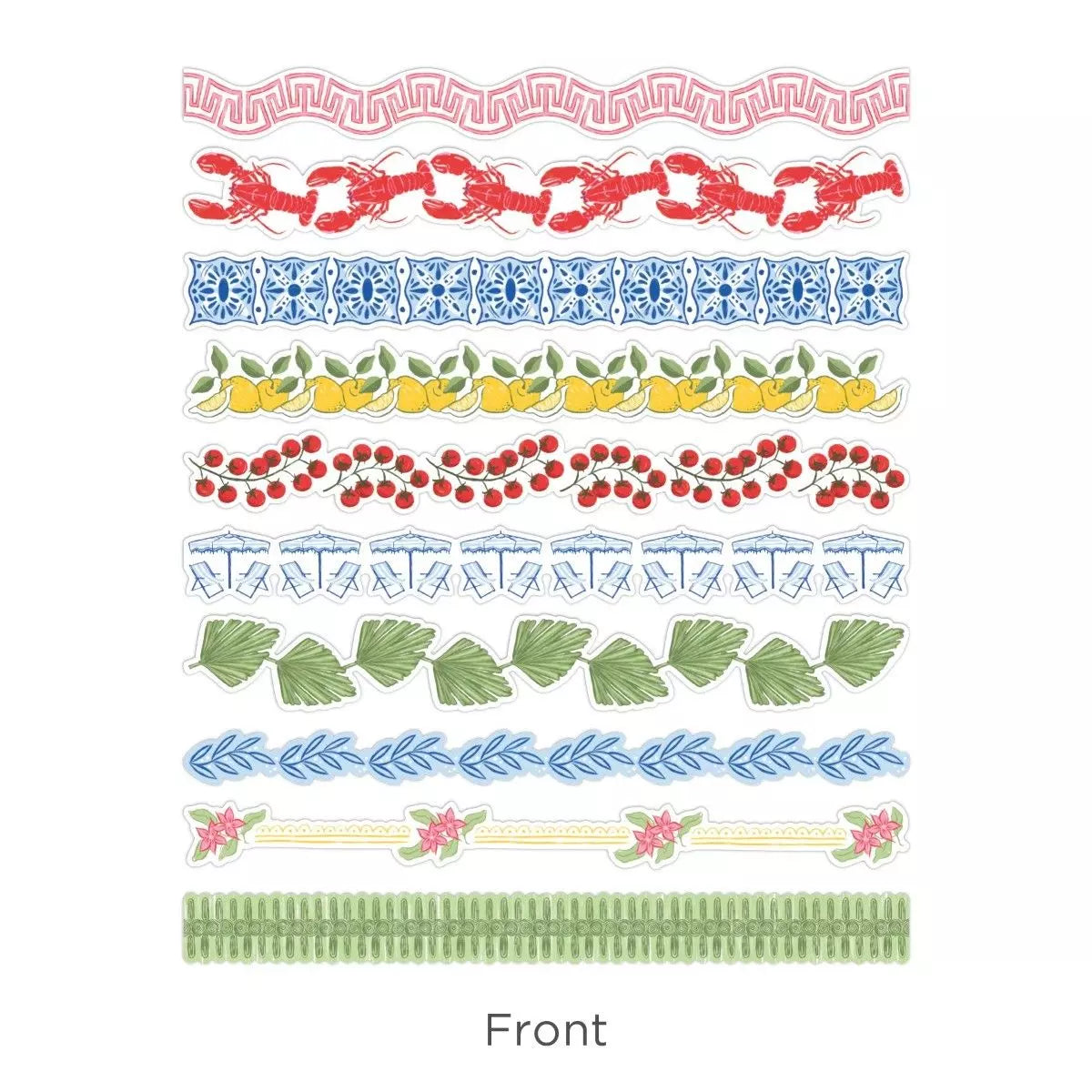 Relax Into Summer Border Embellishments