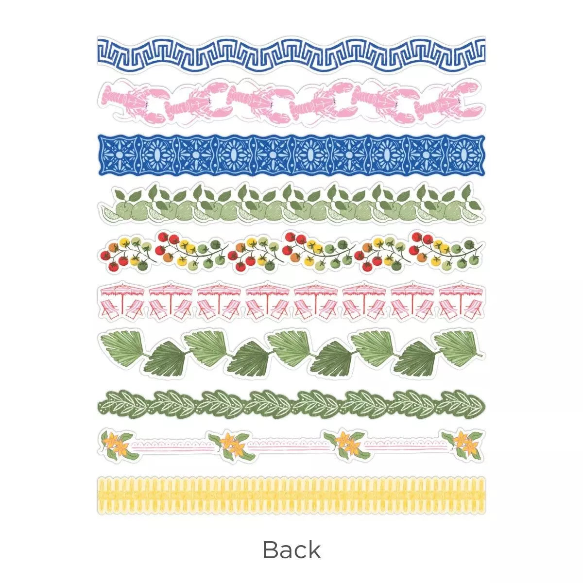 Relax Into Summer Border Embellishments