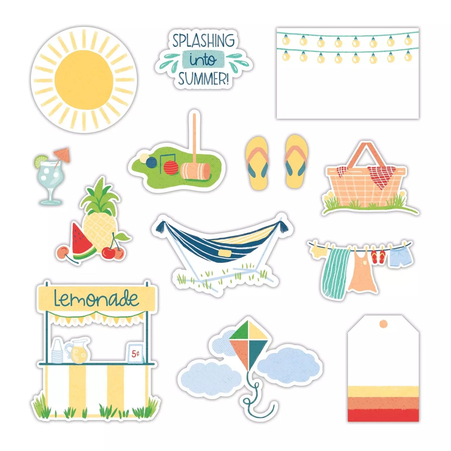 Summer Break Embellishments