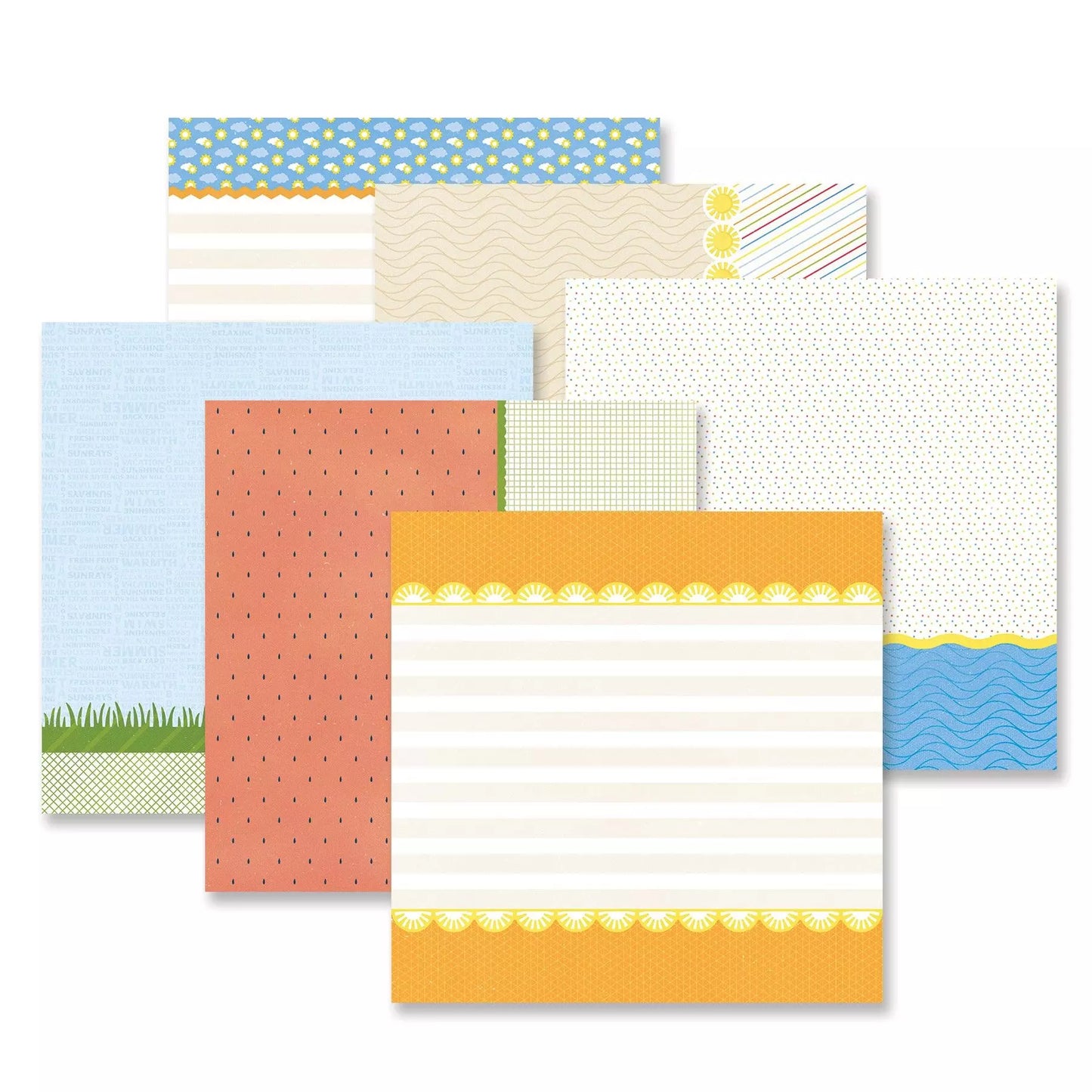 Sunrays for Days Fast2Fab™-Inspired Designer Paper Pack (12/pk)