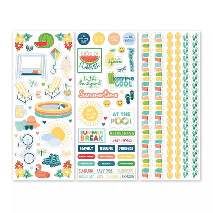 Summer Break Stickers (3/pk)