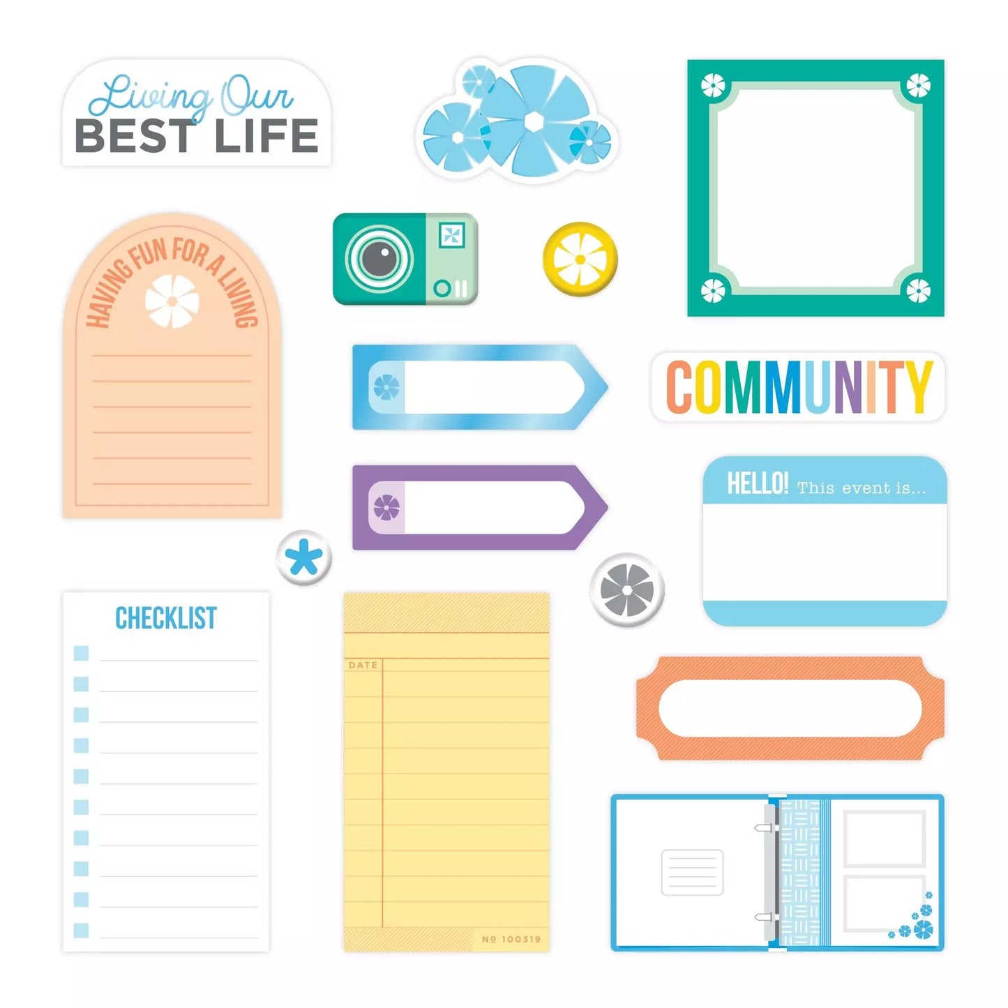 Scrap Happy 2.0 Embellishments