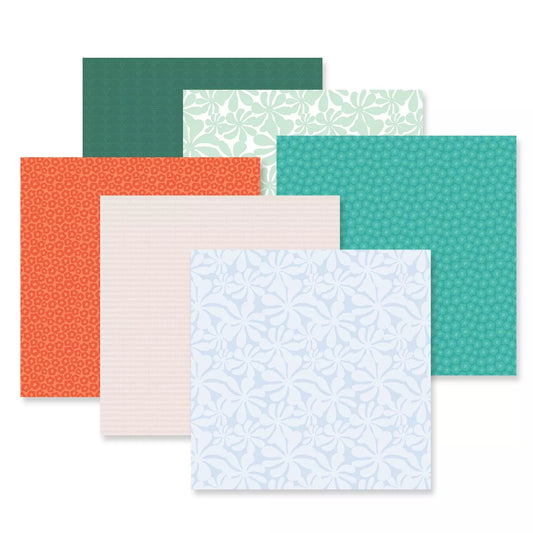 Tropic Time Tone-on-Tone Paper Pack