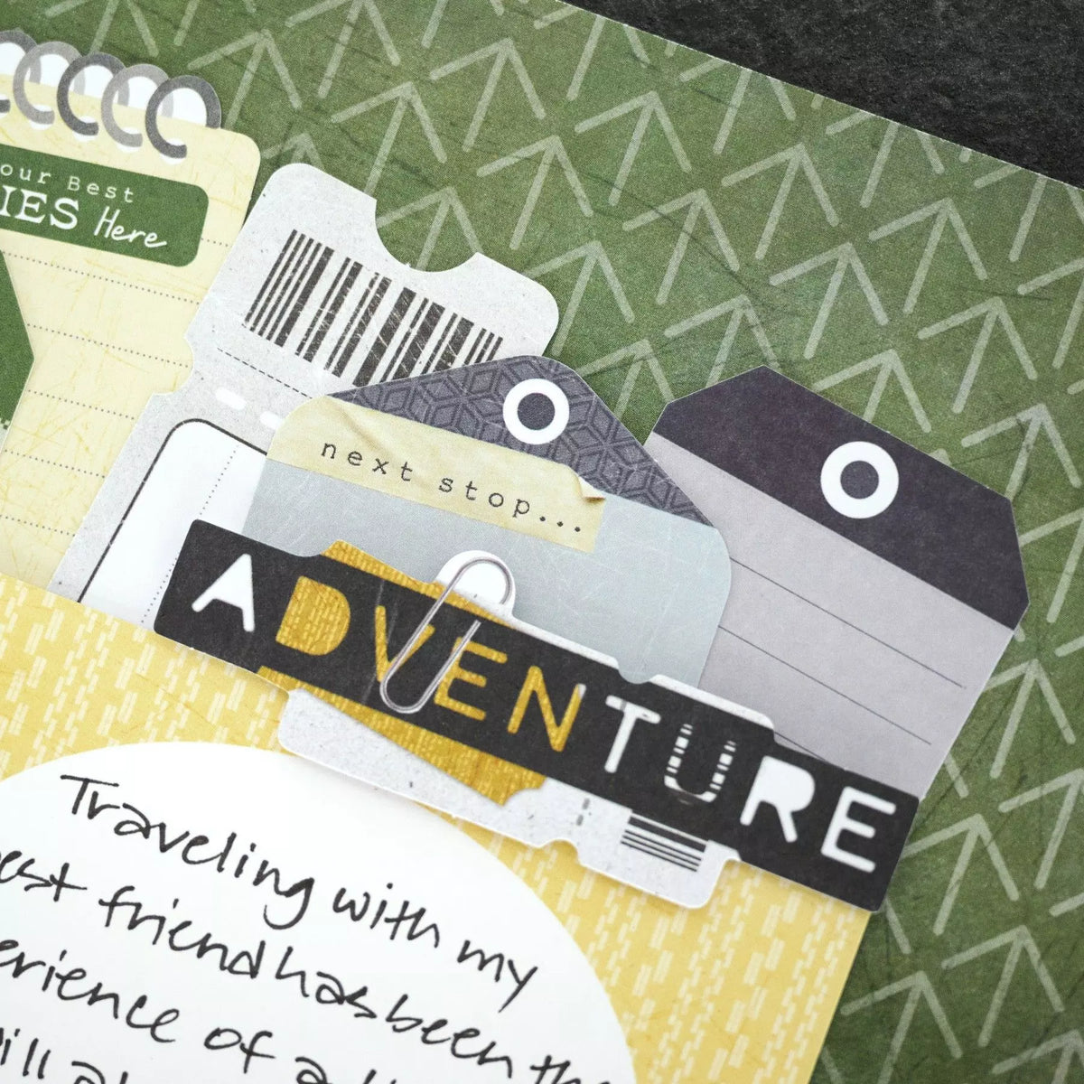 Passport to Adventure Embellishments