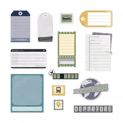 Passport to Adventure Embellishments