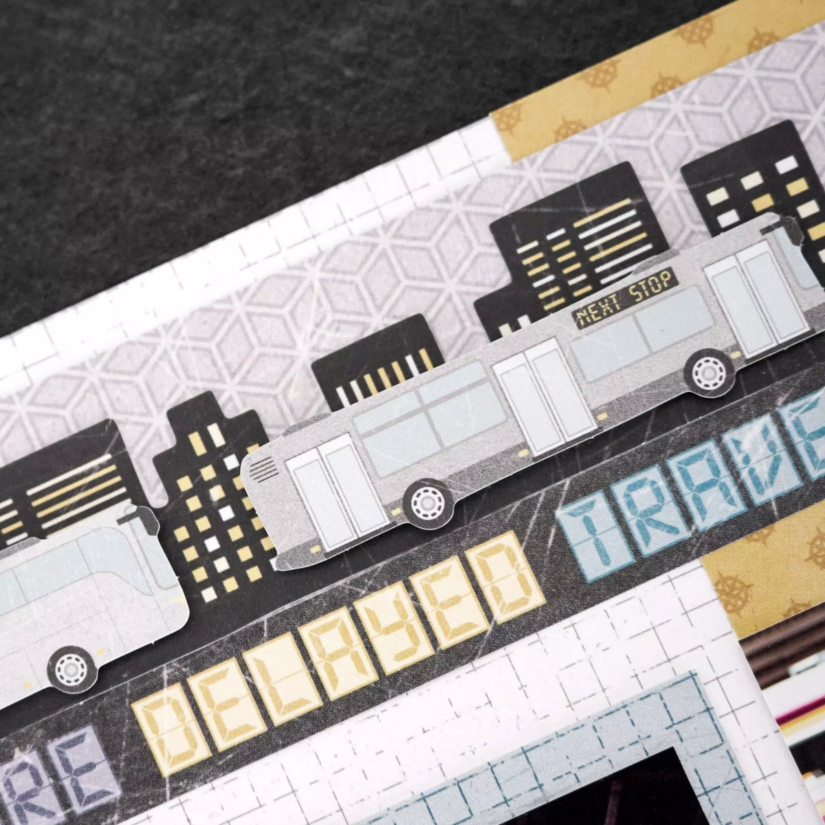Passport to Adventure Layered Border Embellishments