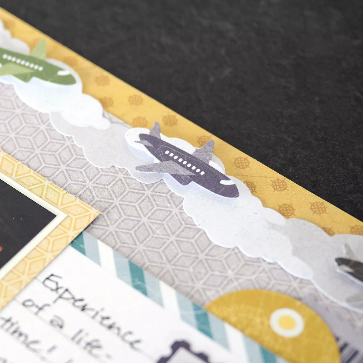 Passport to Adventure Layered Border Embellishments