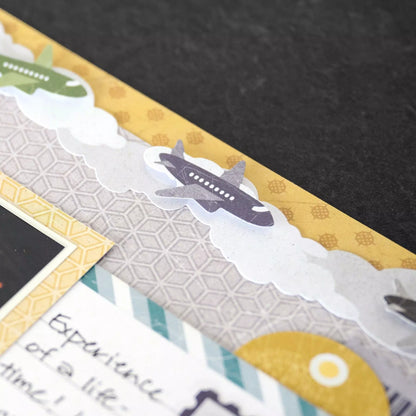 Passport to Adventure Layered Border Embellishments