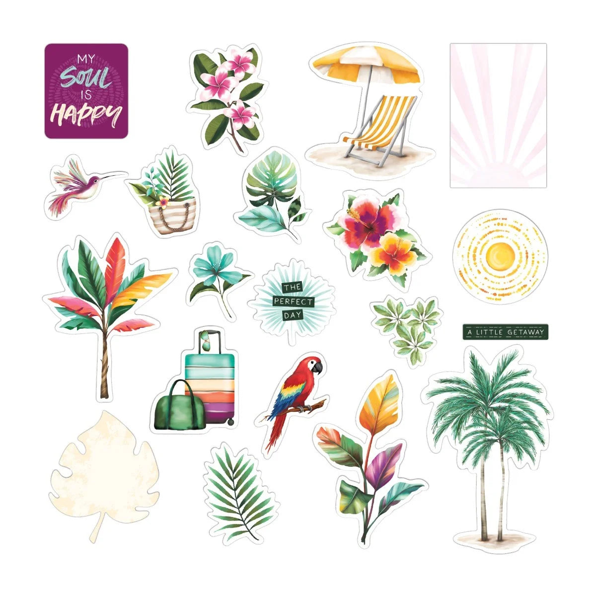 Tropical Garden Embellishments (40/pk)