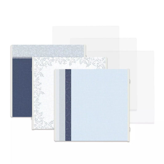 12x12 Blended Blues Fast2Fab™ Refill Pages (16/pk)