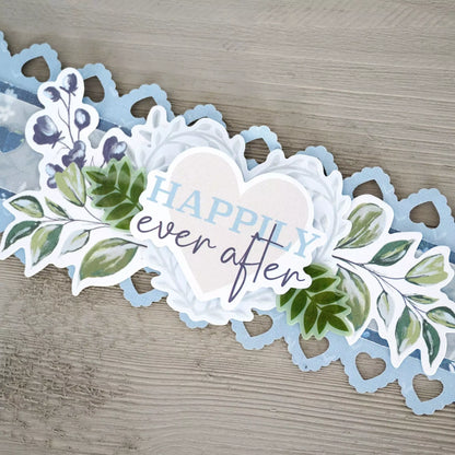 Something Blue Embossed Embellishments (40/pk)