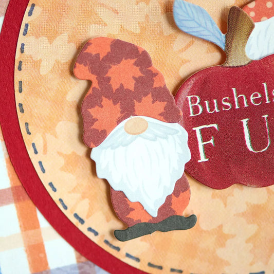 Welcome Autumn Gnome Embellishments
