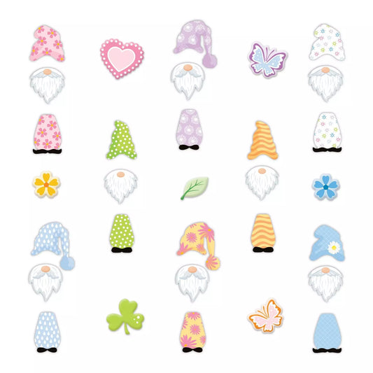 Welcome Spring Gnome Embellishments
