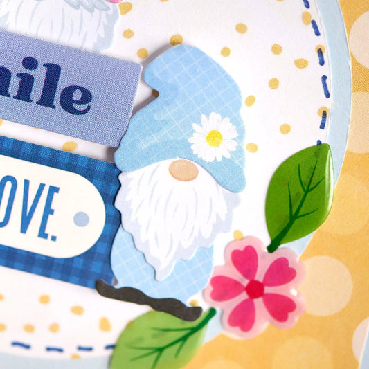 Welcome Spring Gnome Embellishments