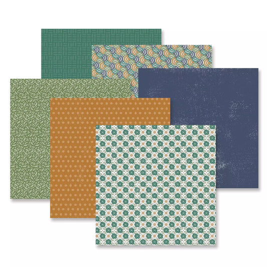 Welcoming Woodblock Prints Designer Paper Pack