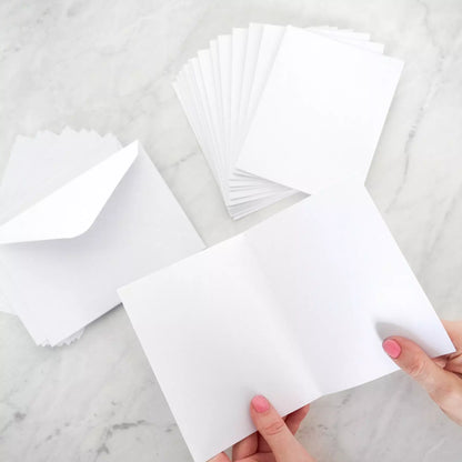 White Cards & Envelopes (15/pk)