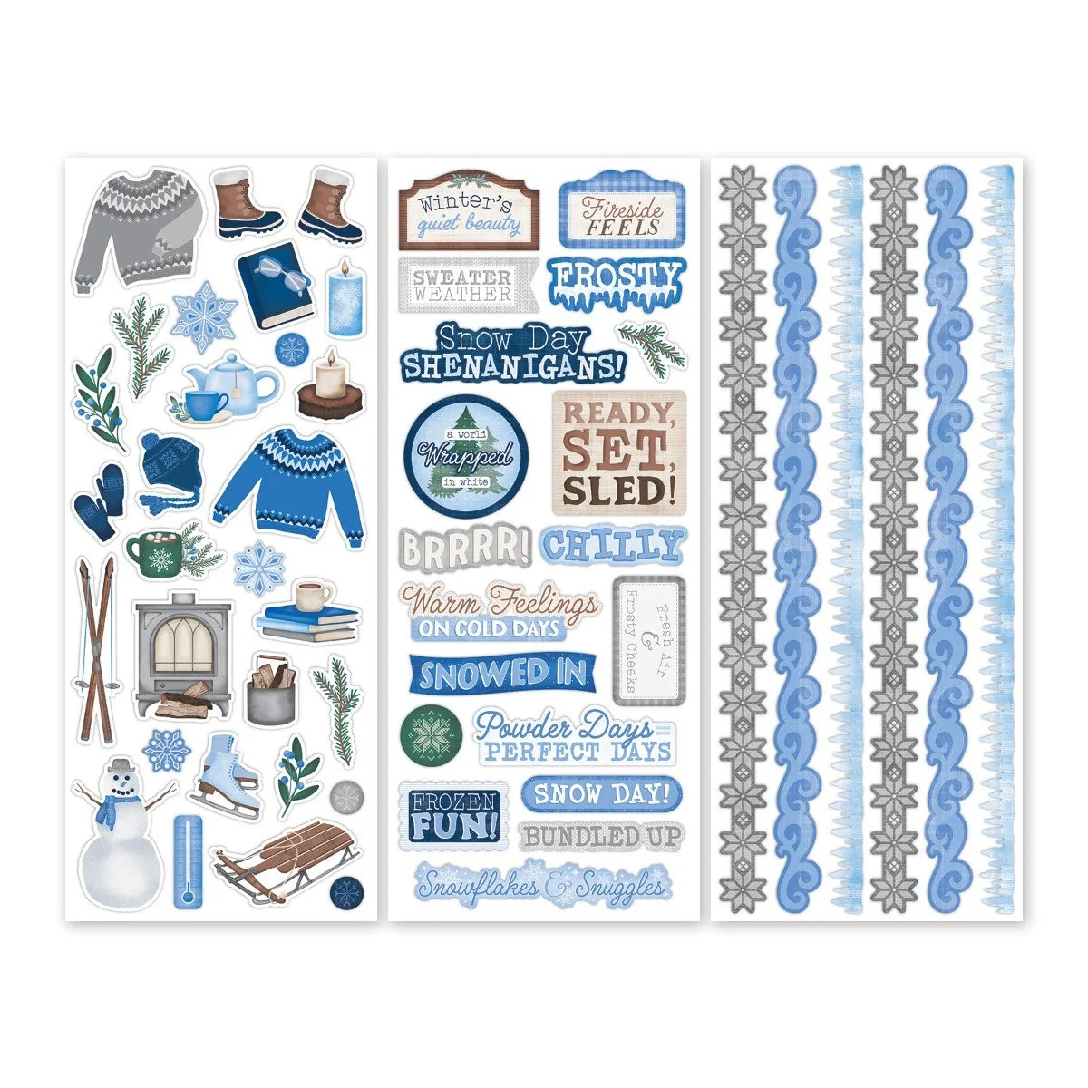 Winter Bliss Stickers (3/pk)