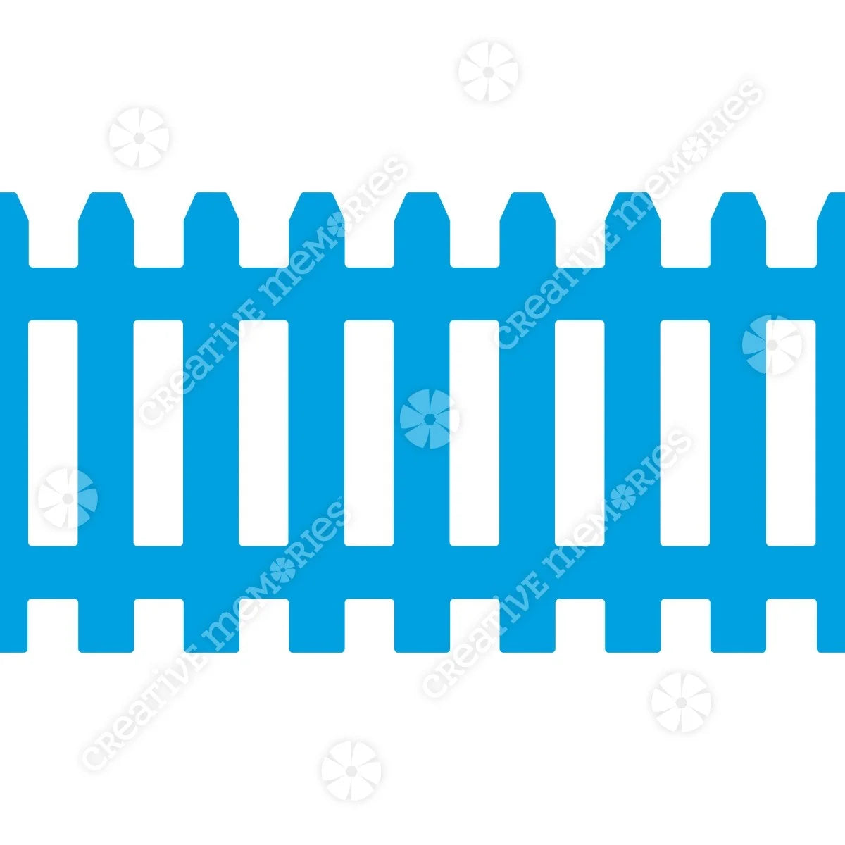 Wooden fence Border Punch