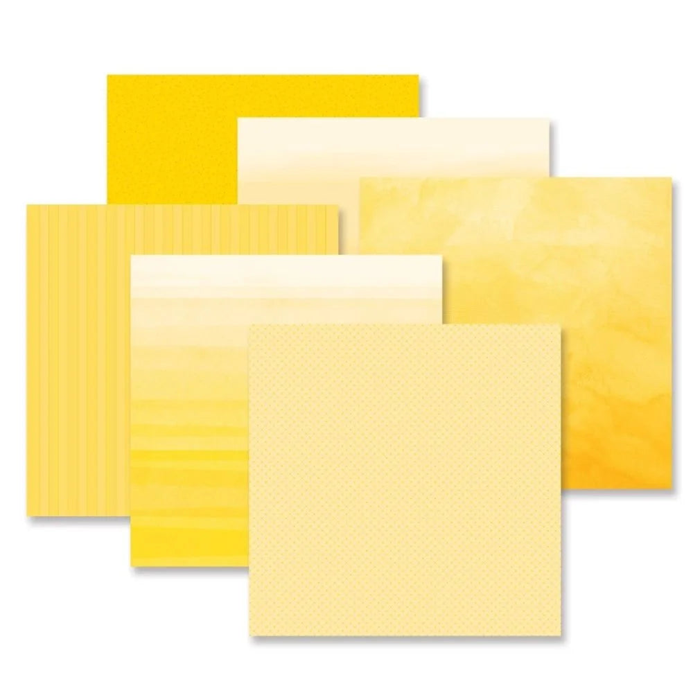 Yellow Gradient Best Hits Designer Paper Pack