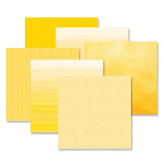 Yellow Gradient Best Hits Designer Paper Pack