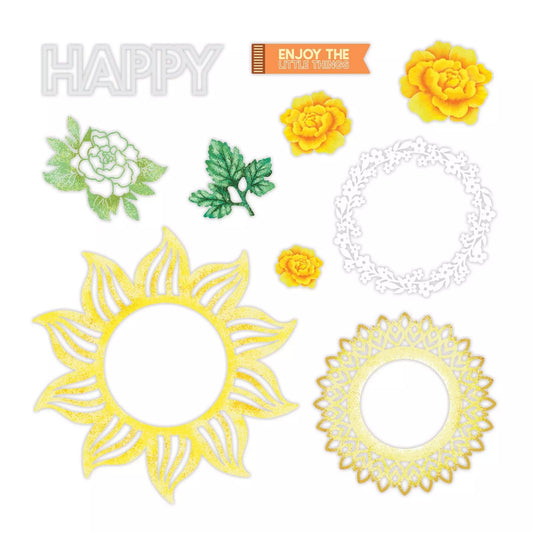 Vivid Melodies Butterscotch Embellishments
