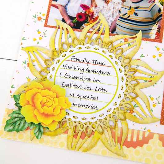 Vivid Melodies Butterscotch Embellishments