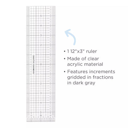 CM Zero Centering Ruler