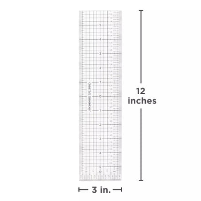 CM Zero Centering Ruler