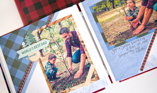 Lumberjack Fast2Fab 8x8 Plain Pages and Protectors (12/pk)