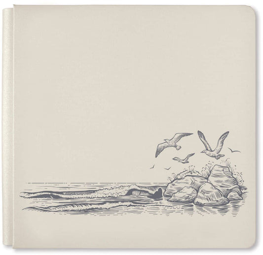 By the Sea - Pebble Gray 2025 Limited Edition 12x12 Foiled Album Cover