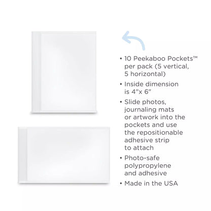 4x6 Peekaboo Pockets™ (10/pk)