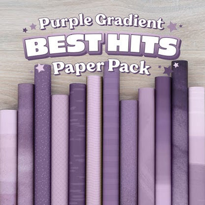 Purple Gradient Best Hits Designer Paper Pack