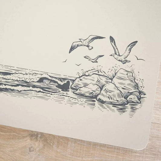 By the Sea - Pebble Gray 2025 Limited Edition 12x12 Foiled Album Cover