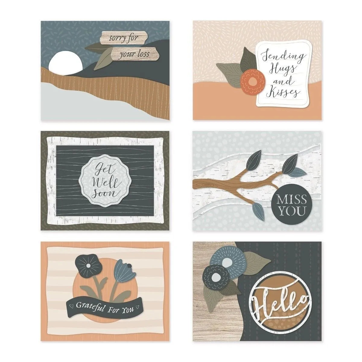 Simple Sentiments Card Kit (12/pk)