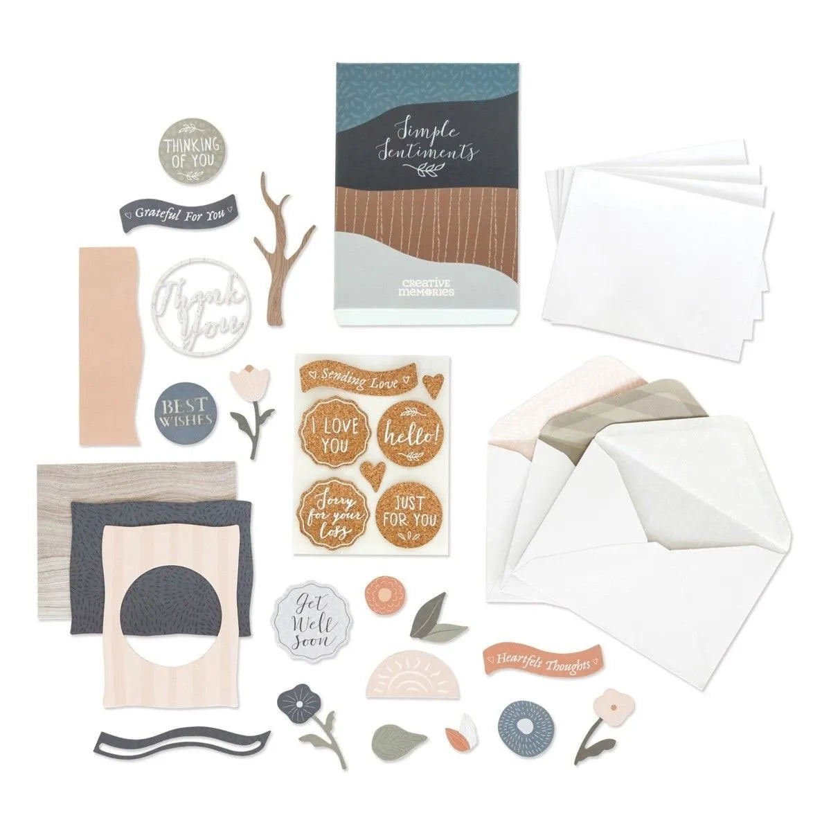 Simple Sentiments Card Kit (12/pk)