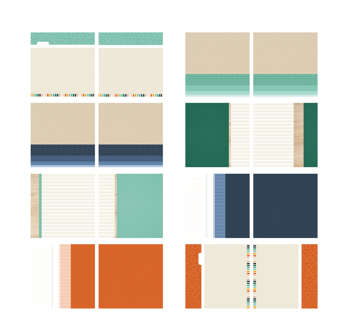 Staycation Fast2Fab 12x12 Refill Pages