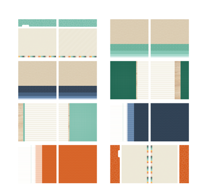 Staycation Fast2Fab 12x12 Refill Pages