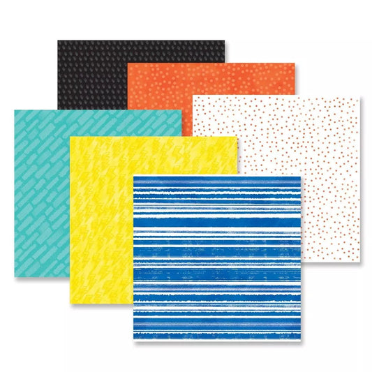 Super Duper Boy Tone-on-Tone Paper Pack